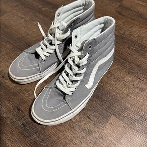 Vans Men's Gray High-Top Sneakers